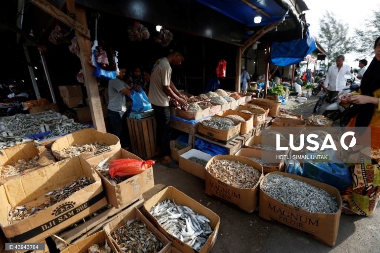 Indonésia: Mercado tradicional em Banda Aceh