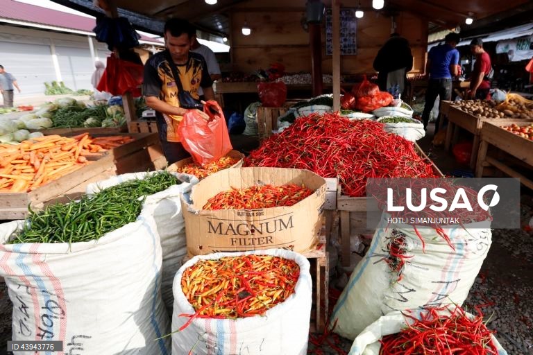 Indonésia: Mercado tradicional em Banda Aceh