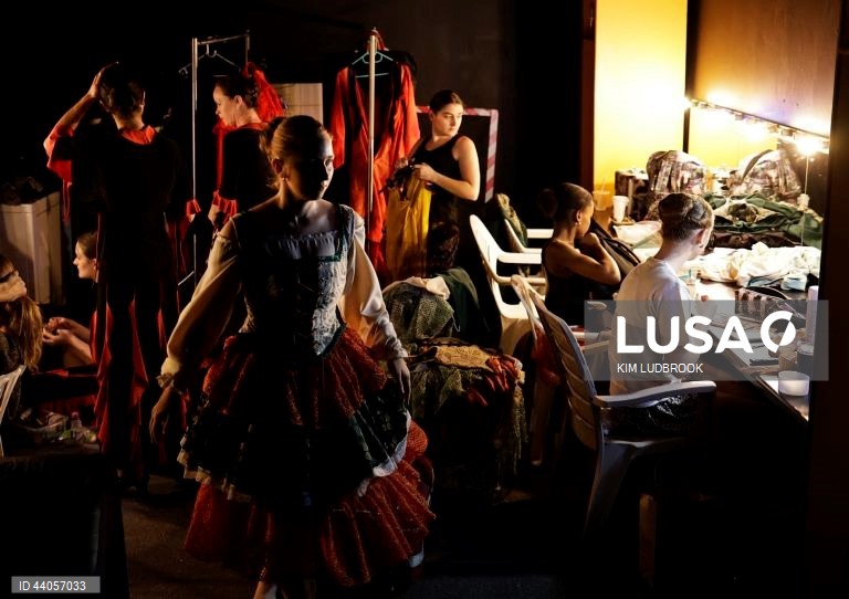 África do Sul: Ensaio geral do ballet "Carmen" em Joanesburgo