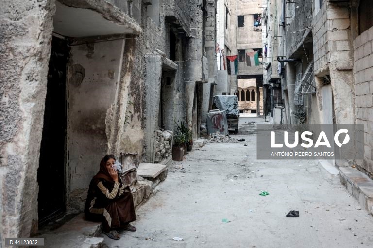 Síria: Yarmouk, Campo de refugiados palestiniano nos arredores de Damasco