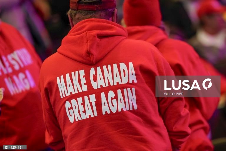 EUA: Comicío de Donald Trump antes de tomar posse como 47.º Presidente dos Estados Unidos