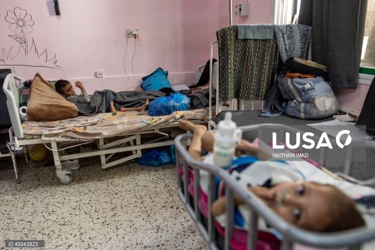 Faixa de Gaza: Tratamento de crianças desnutridas em Khan Yunis