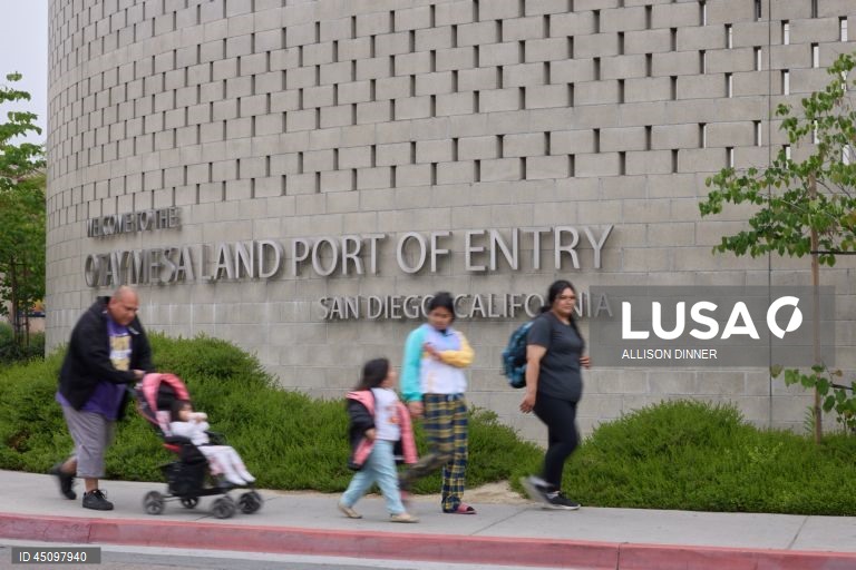 EUA: Fronteira sul na zona de San Diego