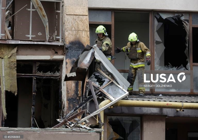 Ucrânia: ataque russo durante a noite.