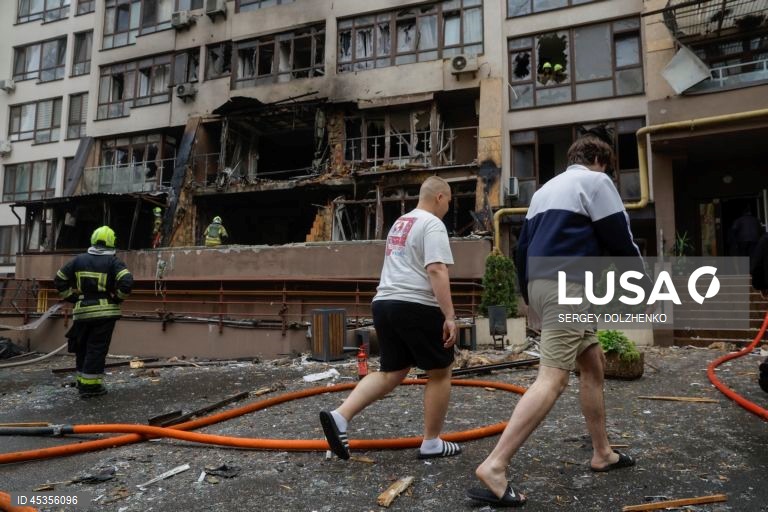 Ucrânia: ataque russo durante a noite.