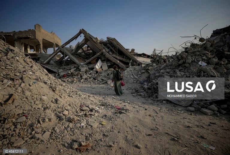 Palestina: Jabaliya, no norte da Faixa de Gaza