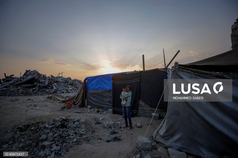 Palestina: Jabaliya, no norte da Faixa de Gaza