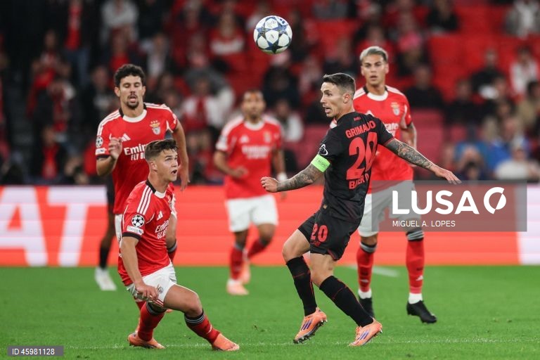 Futebol: Liga dos Campeões - Benfica vs Bayer Leverkusen