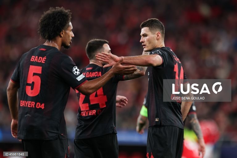 Futebol: Liga dos Campeões - Benfica vs Bayer Leverkusen