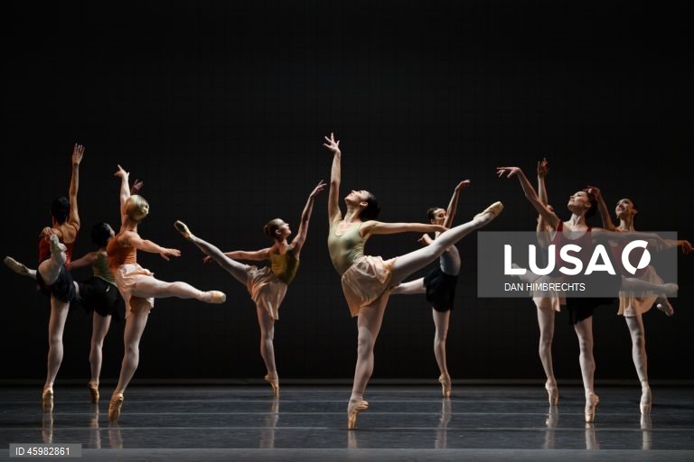 Austrália: Ensaio do espetáculo Prism, do Australian Ballet, na Ópera de Sydney