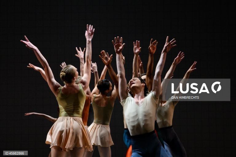 Austrália: Ensaio do espetáculo Prism, do Australian Ballet, na Ópera de Sydney