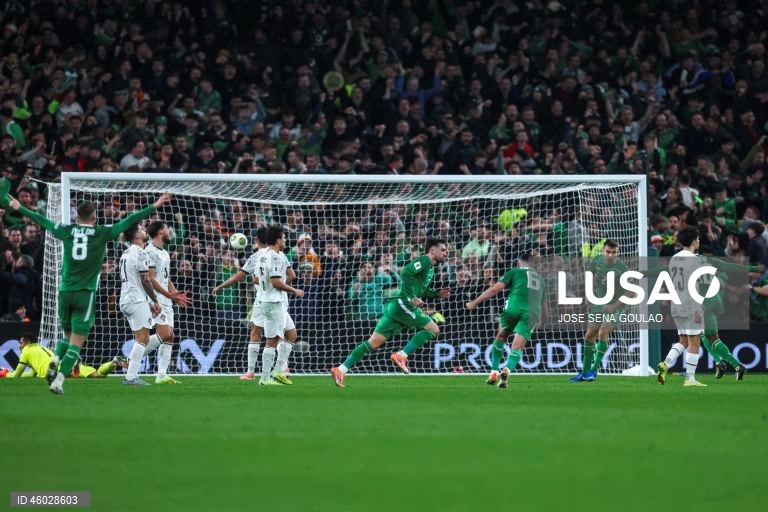 Futebol: Jogo de qualificação para o Mundial 2026 - República da Irlanda vs Portugal