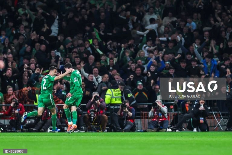 Futebol: Jogo de qualificação para o Mundial 2026 - República da Irlanda vs Portugal