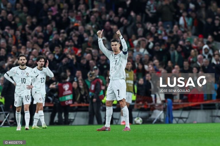 Futebol: Jogo de qualificação para o Mundial 2026 - República da Irlanda vs Portugal