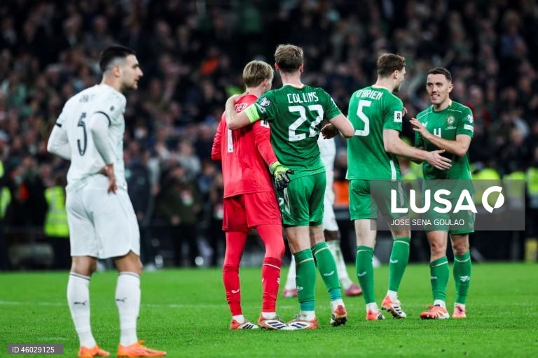 Futebol: Jogo de qualificação para o Mundial 2026 - República da Irlanda vs Portugal