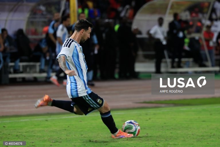 Futebol: Angola vs Argentina