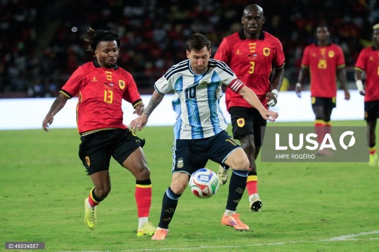 Futebol: Angola vs Argentina