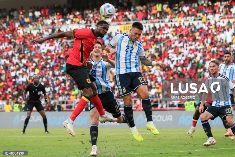 Futebol: Angola vs Argentina