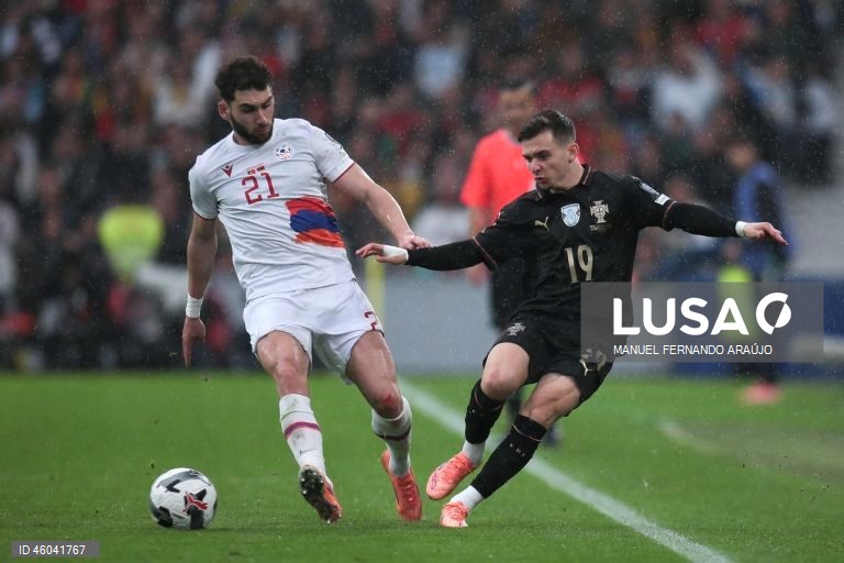 A seleção portuguesa de futebol assegurou hoje a nona presença num Campeonato do Mundo, ao golear por 9-1 a Arménia, na sexta e última jornada do Grupo F da qualificação europeia, no Estádio do Dragão, no Porto.