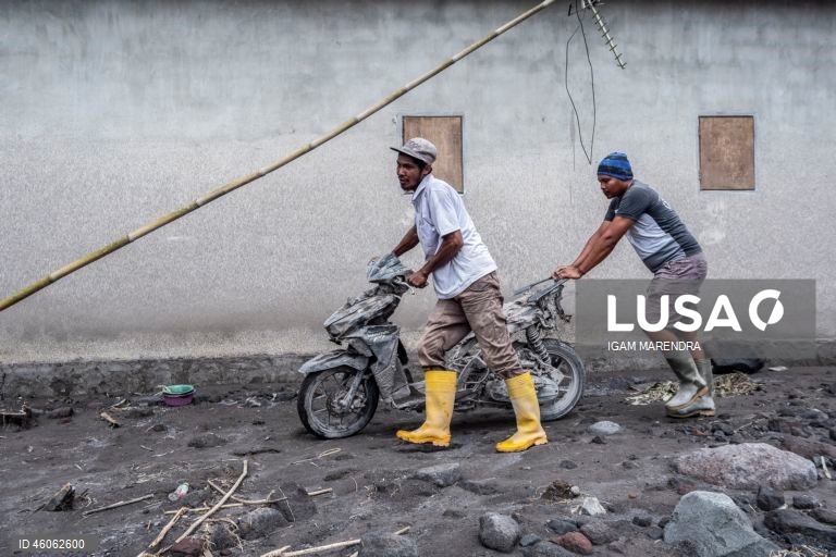 Indonésia: Consequências da erupção do vulcão Semeru