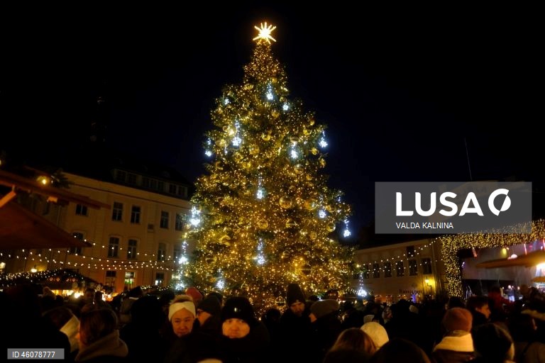 Estónia: Mercado de Natal abre em Tallinn