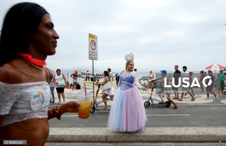 Brasil: Parada do Orgulho na Praia de Copacabana, no Rio e Janeiro