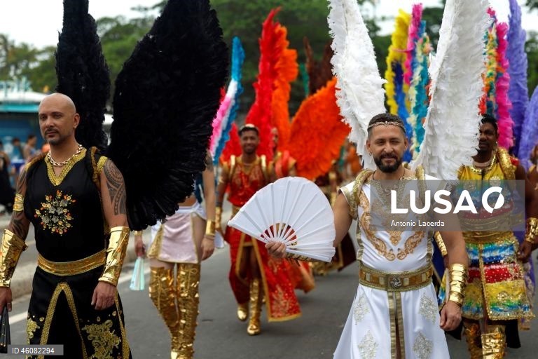 Brasil: Parada do Orgulho na Praia de Copacabana, no Rio e Janeiro