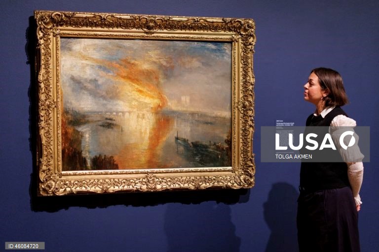 Reino Unido: Exposição "Turner and Constable: Rivals and Originals" no Museu Tate Britain em Londres