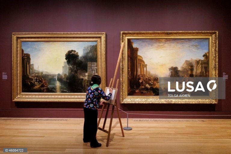 Reino Unido: Exposição "Turner and Constable: Rivals and Originals" no Museu Tate Britain em Londres
