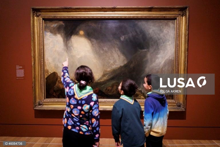 Reino Unido: Exposição "Turner and Constable: Rivals and Originals" no Museu Tate Britain em Londres