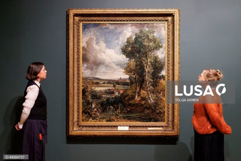 Reino Unido: Exposição "Turner and Constable: Rivals and Originals" no Museu Tate Britain em Londres