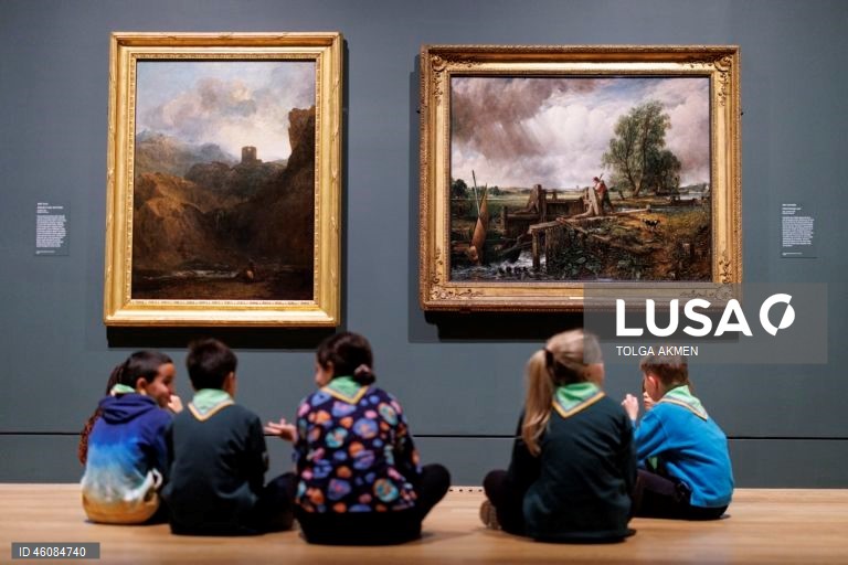 Reino Unido: Exposição "Turner and Constable: Rivals and Originals" no Museu Tate Britain em Londres