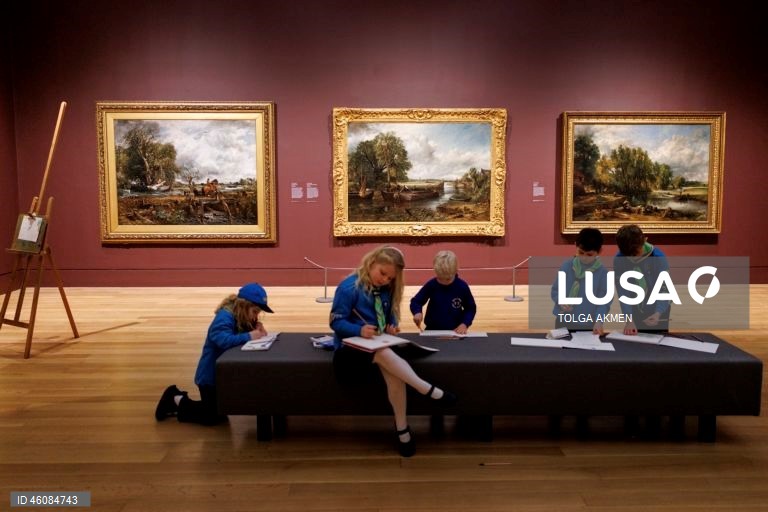 Reino Unido: Exposição "Turner and Constable: Rivals and Originals" no Museu Tate Britain em Londres