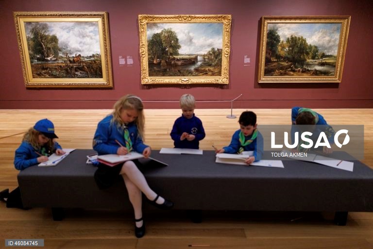 Reino Unido: Exposição "Turner and Constable: Rivals and Originals" no Museu Tate Britain em Londres