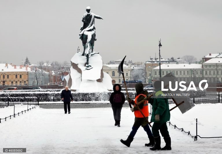 Rússia: Nevão em São Petersburgo