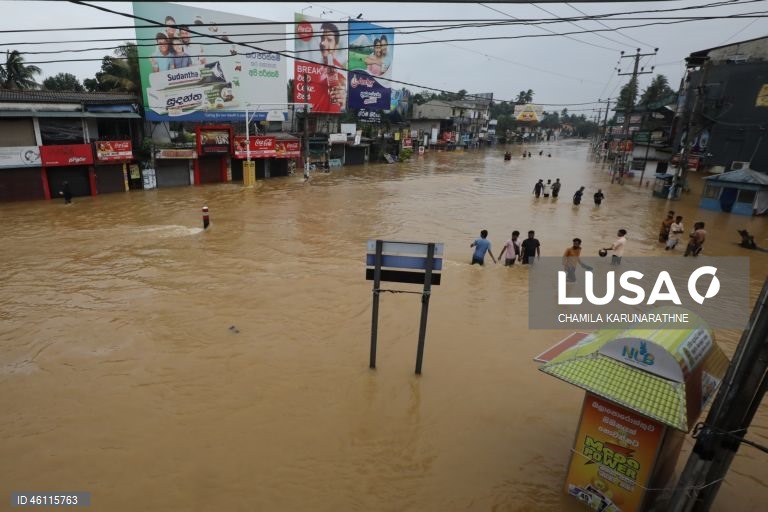Inundações no Sri Lanka