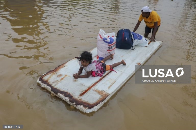 Inundações no Sri Lanka