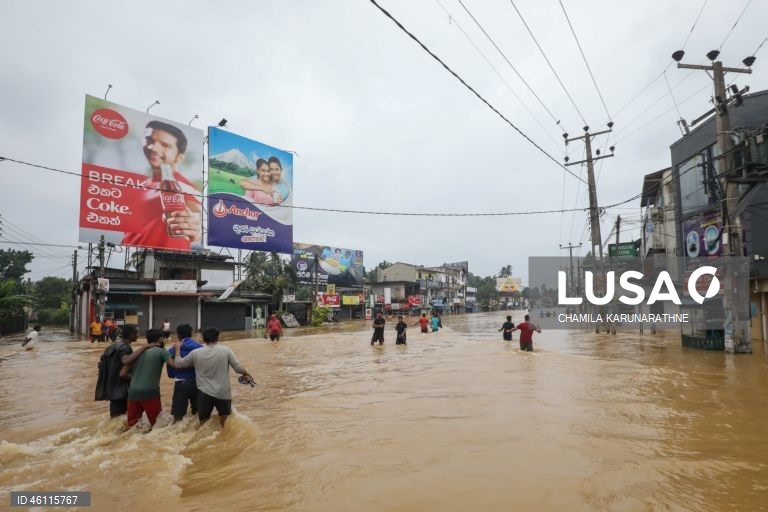 Inundações no Sri Lanka