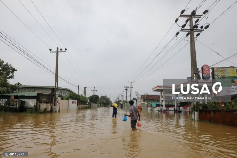 Inundações no Sri Lanka