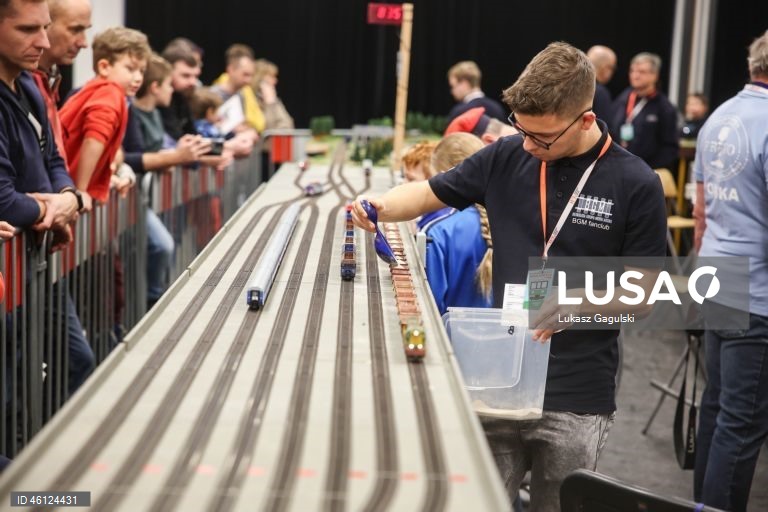 Exposição de miniaturas de comboios em Cracóvia, Polónia