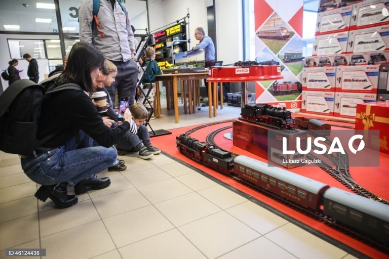 Exposição de miniaturas de comboios em Cracóvia, Polónia