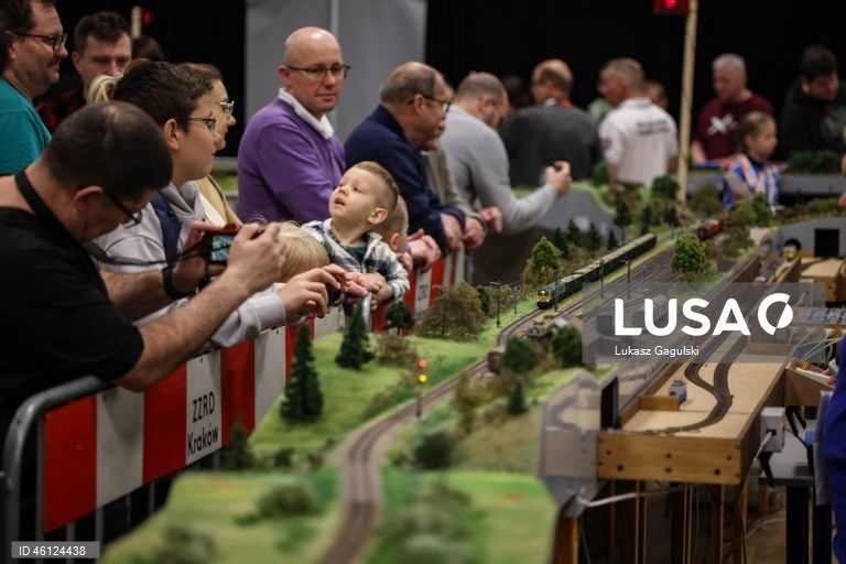 Exposição de miniaturas de comboios em Cracóvia, Polónia