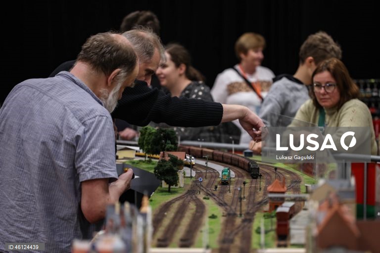 Exposição de miniaturas de comboios em Cracóvia, Polónia