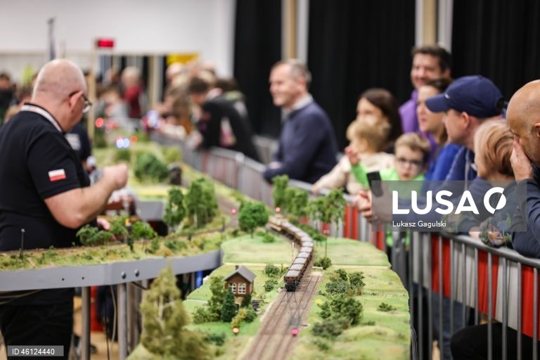 Exposição de miniaturas de comboios em Cracóvia, Polónia