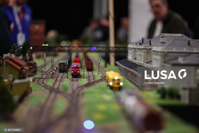 Exposição de miniaturas de comboios em Cracóvia, Polónia