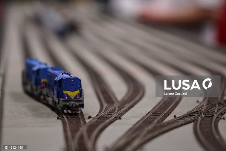 Exposição de miniaturas de comboios em Cracóvia, Polónia