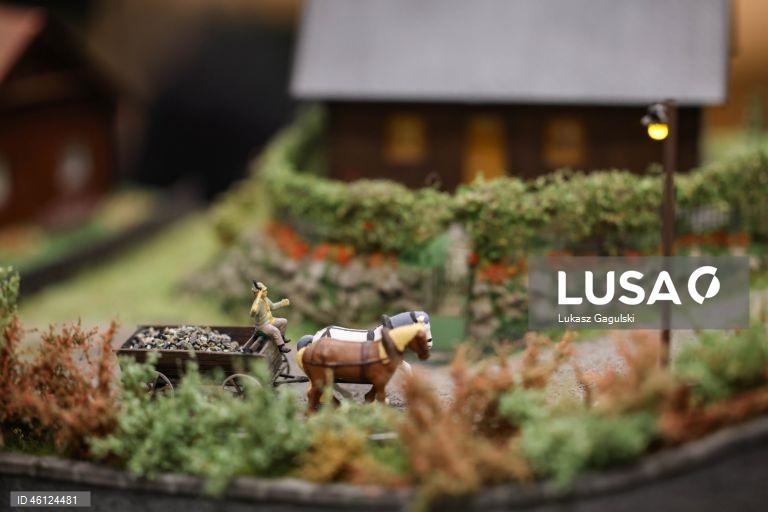 Exposição de miniaturas de comboios em Cracóvia, Polónia