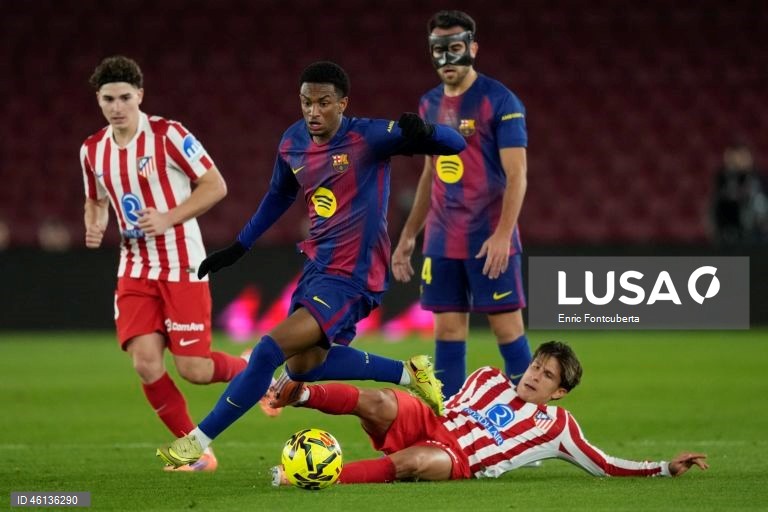 Futebol: Liga espanhola: FC Barcelona - Atlético de Madrid