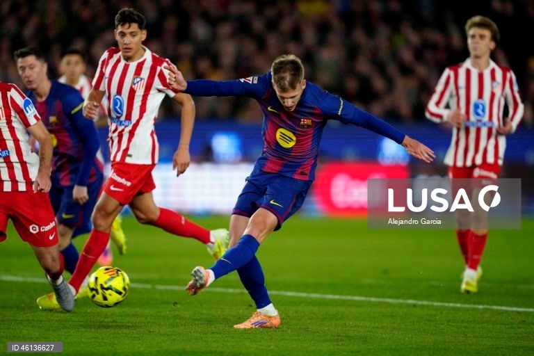 Futebol: Liga espanhola: FC Barcelona - Atlético de Madrid