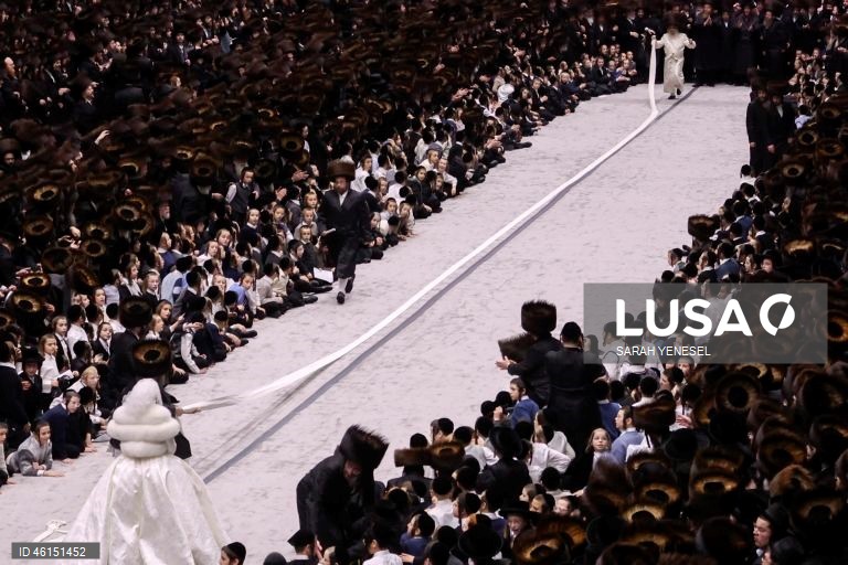 EUA: Casamento judeu ortodoxo hassídico em Nova Iorque